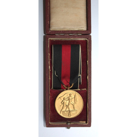 German Sudetenland Medal and Case