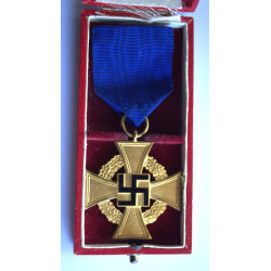 German Gold 40 Years Faithful Service Medal
