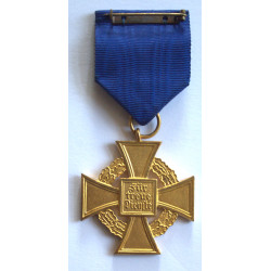 German Gold 40 Years Faithful Service Medal