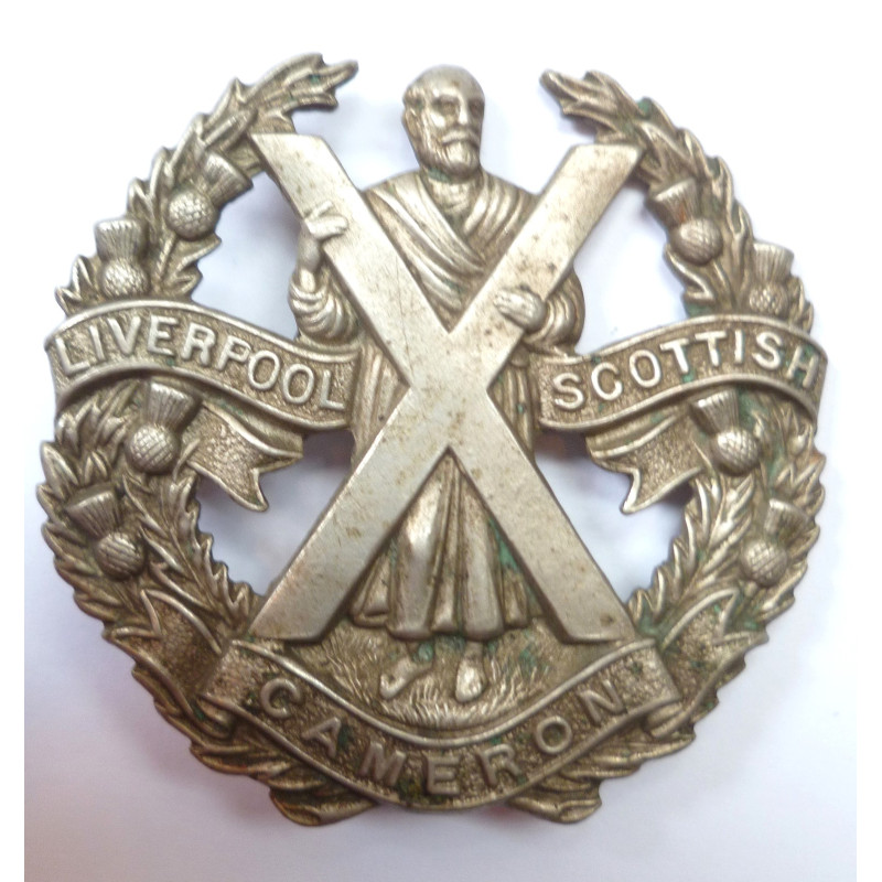 Liverpool Scottish Cameron Highlanders, Cap/Glengarry Bonnet Badge