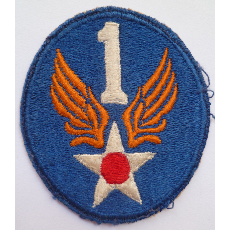 WWII USAAF 1st Air Force Cloth Patch United States Army