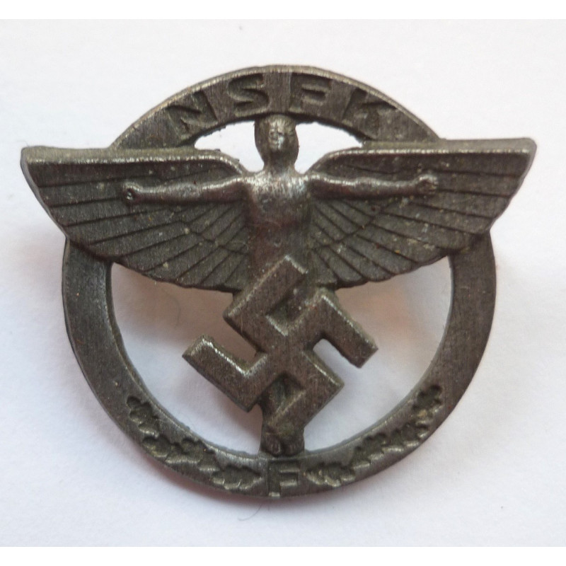 German Nationalsozialistisches Fliegerkorps NSFK Membership/Donation Badge WW2