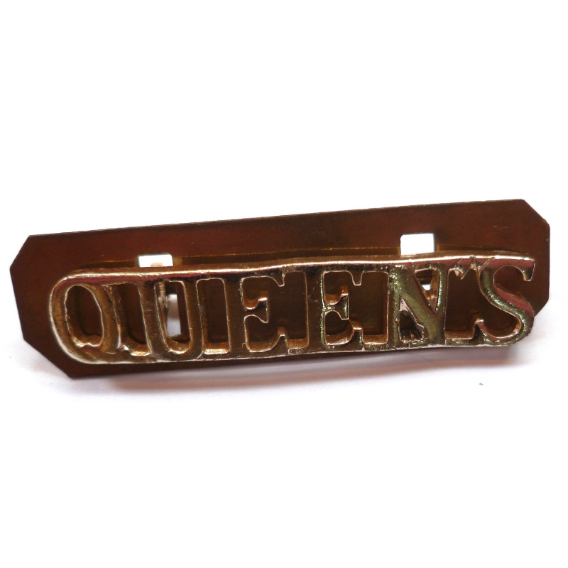 Queen's Regiment Shoulder Title Staybrite