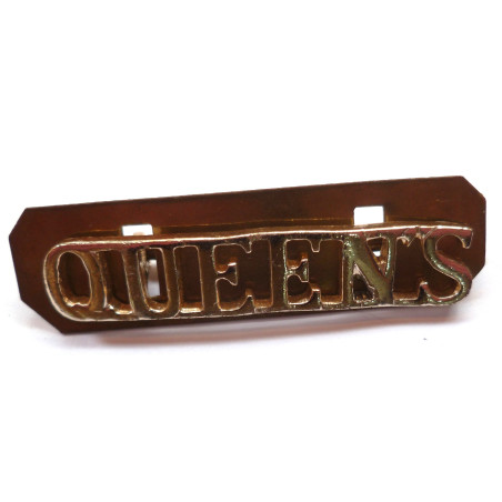 Queen's Regiment Shoulder Title Staybrite