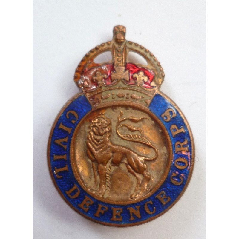 Civil Defence Corps Lapel Badge