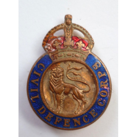 Civil Defence Corps Lapel Badge