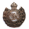 Royal Engineers Sterling Silver Sweetheart Brooch George V