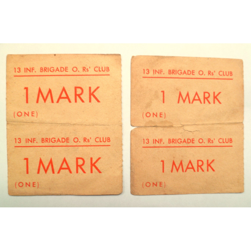 12th Infantry Brigade O.R, Club 1Mark Money x 4