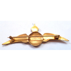 Royal Air Force Gilt & Enamel Sweetheart Brooch RAF