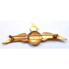 Royal Air Force Gilt & Enamel Sweetheart Brooch RAF
