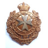 British Colonial King’s Own Malta Regiment of Militia Cap Badge