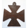 WW1 British Propaganda Large Iron Cross Zeppelin Destroyed 4th May 1916