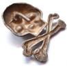 17th Lancers Large Deaths Head Pouch/Cross Belt Badge