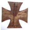 WW1 British Propaganda Iron Cross 1914 Stick Pin