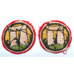 Pair Salisbury Plain District Formation Signs British Army