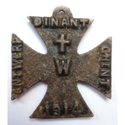 WW1 British Propaganda Iron Cross 1914 Amiens Rheims Louvain