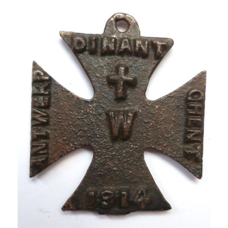 WW1 British Propaganda Iron Cross 1914 Amiens Rheims Louvain