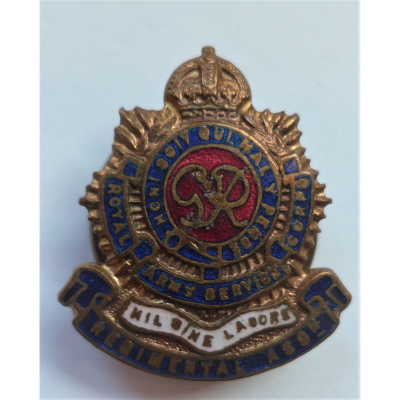 Royal Army Service Corps Regimental Association Lapel Badge