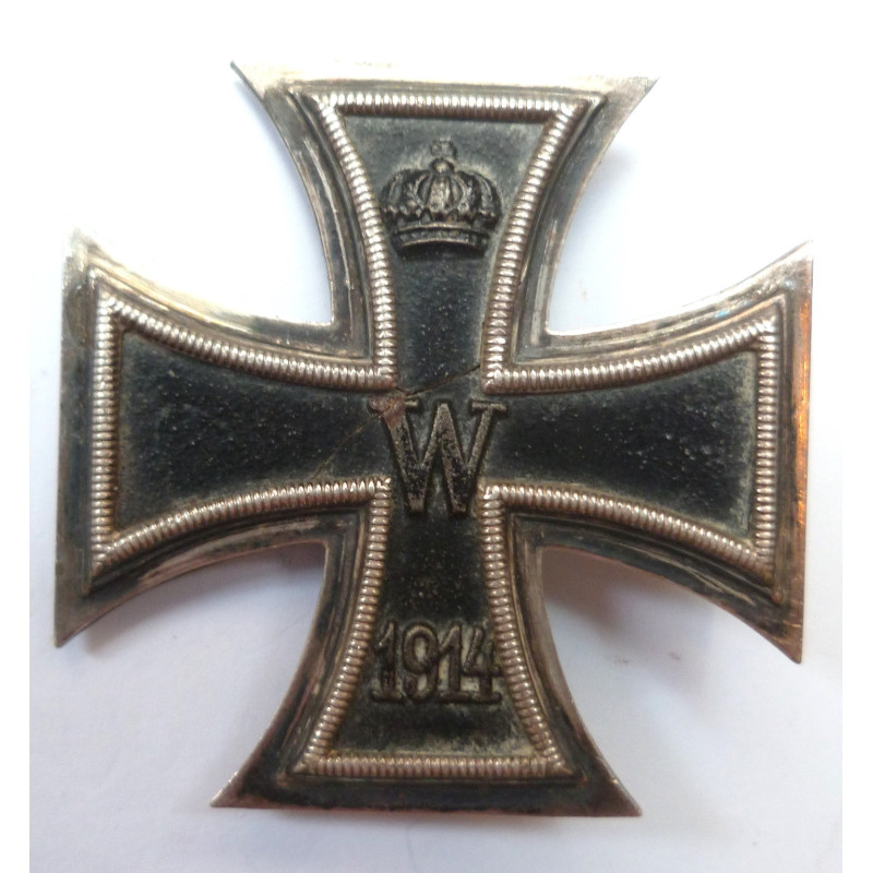 WW1 German Iron Cross 1st Class Maker K.A.G.