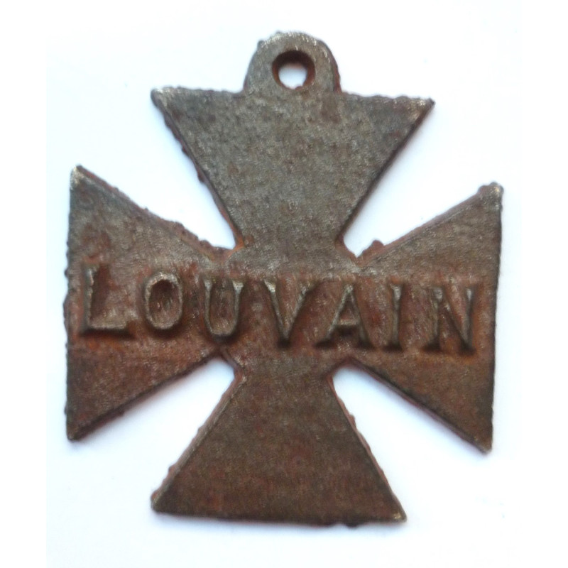 WW1 British Propaganda Iron Cross Louvain