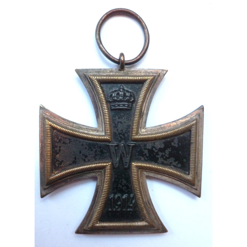 WW1 German Imperial Iron Cross 2nd Class Non Maker Marked