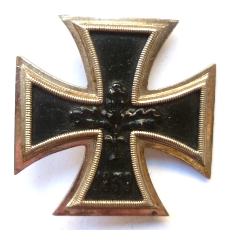 Post WW2 German Iron Cross 1st Class Non Maker Marked
