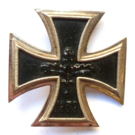 Post WW2 German Iron Cross 1st Class Non Maker Marked