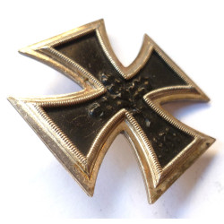Post WW2 German Iron Cross 1st Class Non Maker Marked