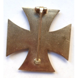 Post WW2 German Iron Cross 1st Class Non Maker Marked