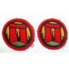 Pair Salisbury Plain District Formation Signs British Army