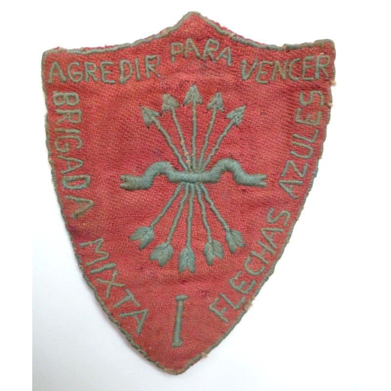 Spanish Civil War Blue Arrow Badge - Spain