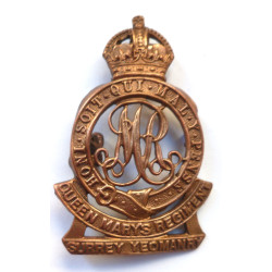 Surrey Yeomanry (Queen Mary's Regiment) Cap Badge