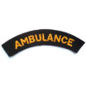 Civil Defence Ambulance Cloth Badge