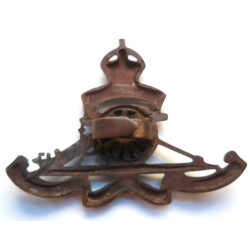 Royal Artillery Officers Bronze Cap Badge - British Army