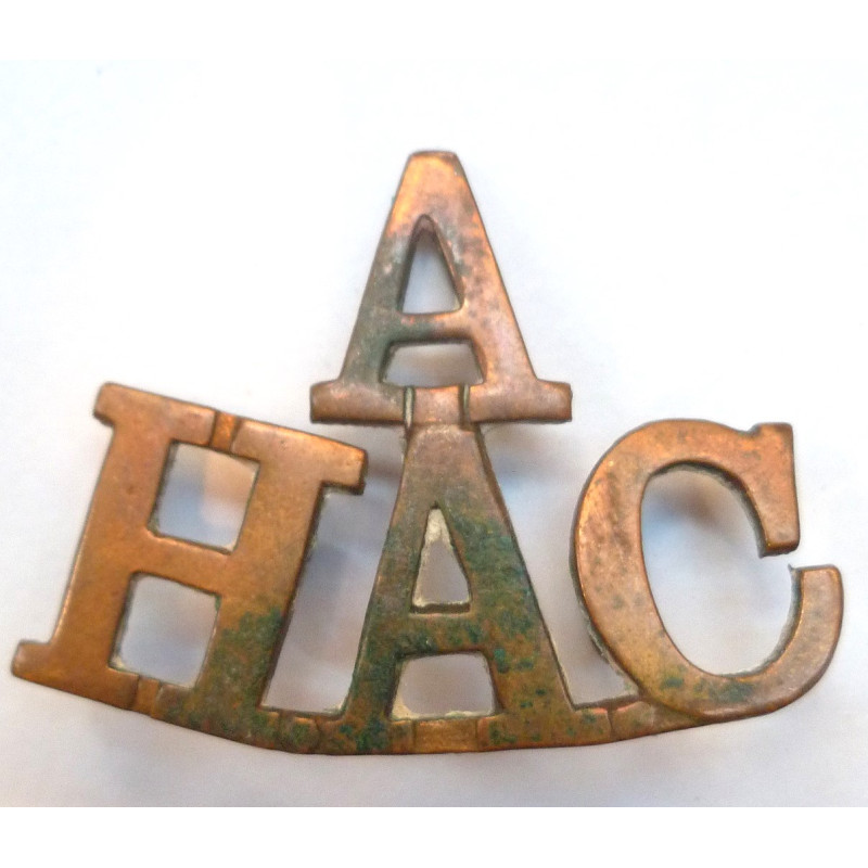 WW1 "A" Battery Honourable Artillery Company Shoulder Title - British Army
