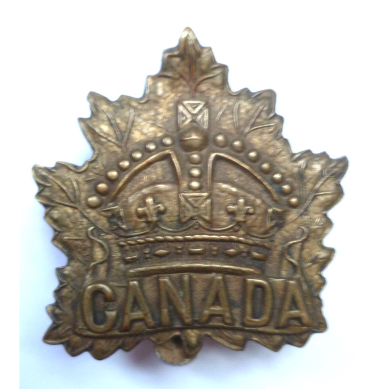 Canadian WW1 General Service Cap Badge - British Made