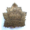 Canadian WW1 General Service Cap Badge - British Made
