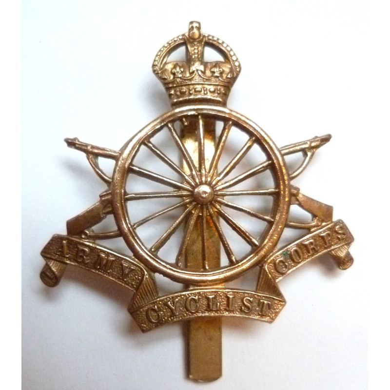Army Cyclist Corps Cap Badge - British Army Insignia