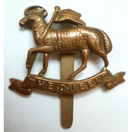Queen's Royal Regiment (West Surrey) Cap Badge - British Army Insignia