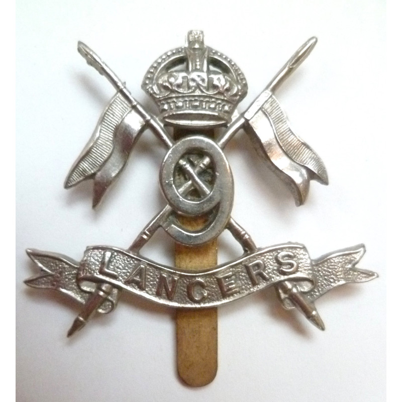9th Lancers Cap Badge - British Army Insignia
