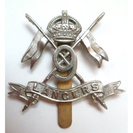 9th Lancers Cap Badge - British Army Insignia