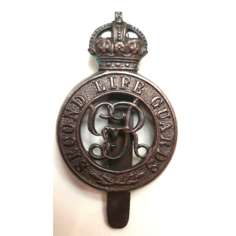 WW1 The 2nd (Second) Life Guards Regiment Cap Badge - British Army Insignia