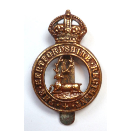 The Hertfordshire Regiment Cap Badge - British Army Insignia The Hertfordshire Regiment Cap Badge - British Army Insignia