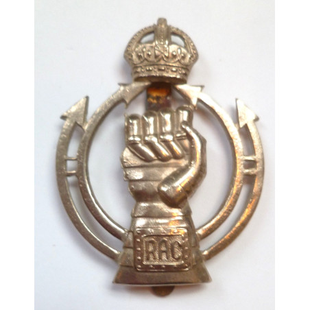 WW2 Royal Armoured Corps Cap Badge RAC - British Army Insignia