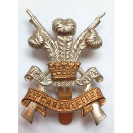 3rd Carabiniers Cap Badge - British Army Insignia