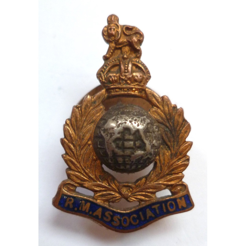 Royal Marines Association Lapel Badge - British Army Insignia