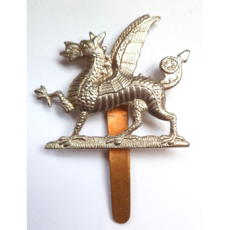 WW1 1st Monmouthshire Regiment Cap Badge - British Army Insignia