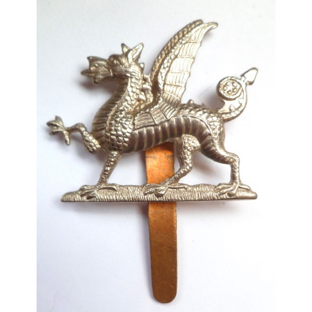 WW1 1st Monmouthshire Regiment Cap Badge - British Army Insignia