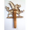 WW1 1st Monmouthshire Regiment Cap Badge - British Army Insignia