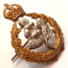 Queen's Own Worcestershire Hussars Officers Cap Badge